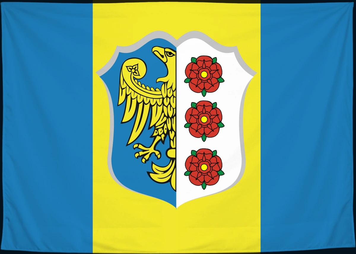 Флаг: Олесненский повет